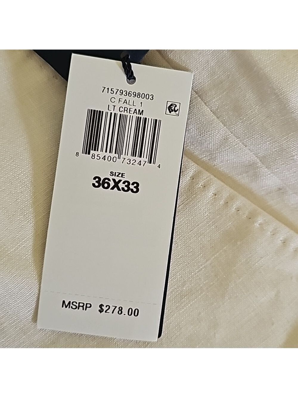 Polo Ralph Lauren light cream pants - Picture 6 of 6